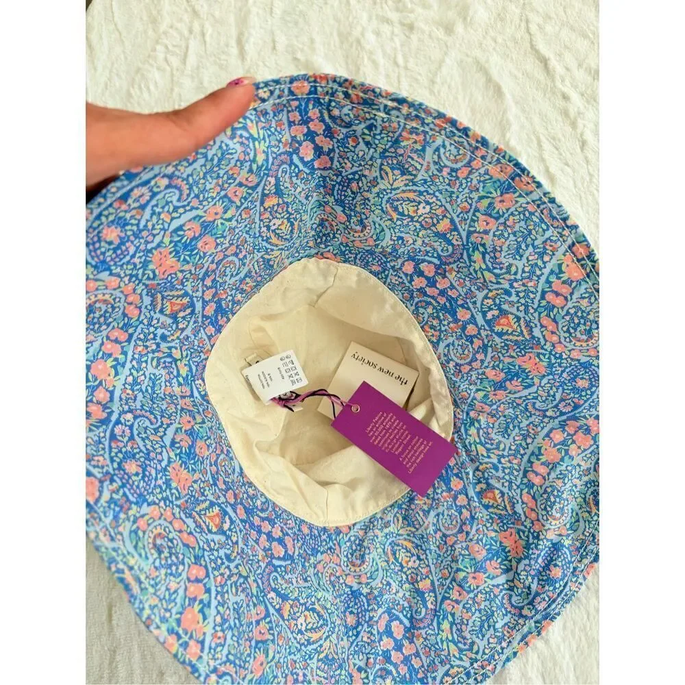The New Society Bourton Bloom Liberty Fabric Albertina Hat- Small